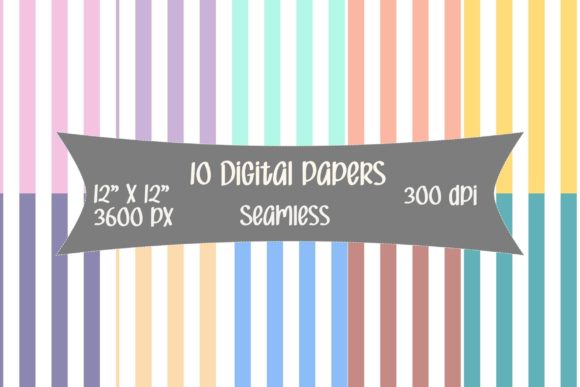 10 Seamless Patterns Stripes 300 Dpi: A Versatile Design Resource