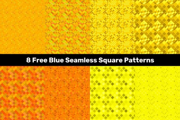 8 Free Seamless Square Patterns