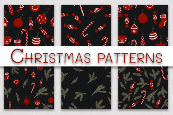 Christmas Decoration Patterns Vol.2: A Creative Resource for Seasonal Design