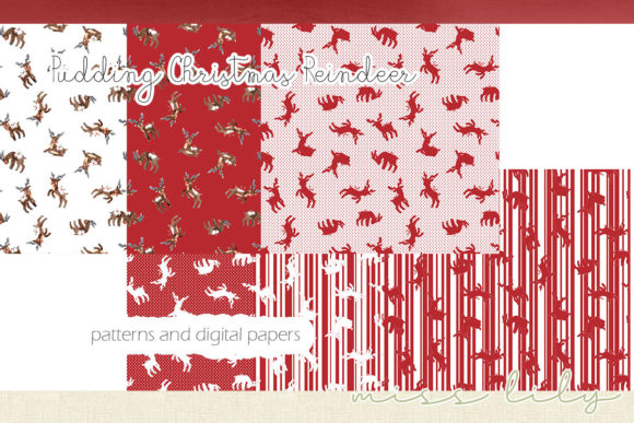 Christmas Pudding Reindeer Patterns: A Creative Tool for Seasonal Projects