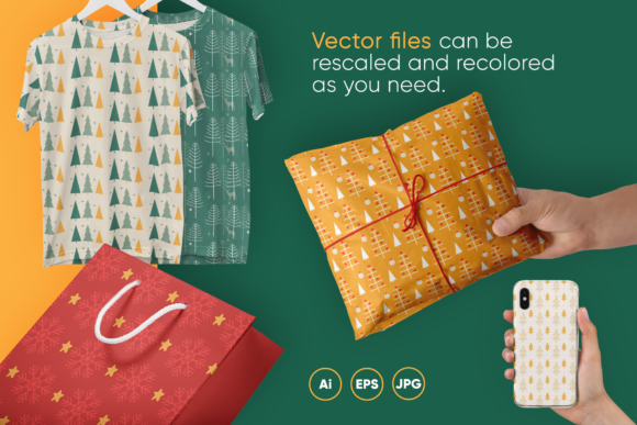 Enhance Your Holiday Creations with the Bundle of Christmas Seamless Patterns