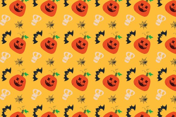 Halloween Patterns Icon-007: A Versatile Resource for Digital and Print Design