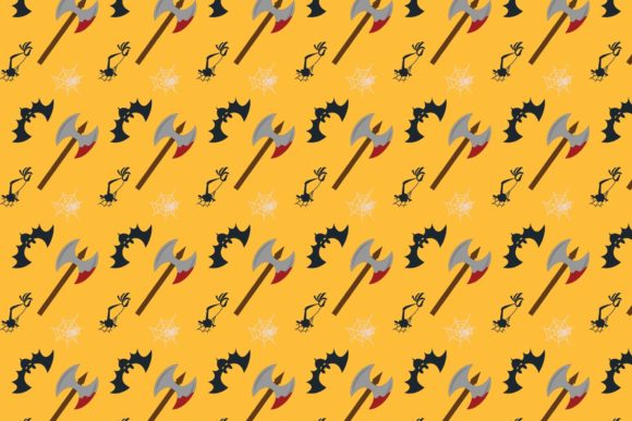 Halloween Patterns Icon-023: A Versatile Resource for Creative Projects