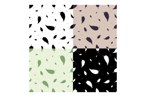 Patterns with Silhouettes of Basil: A Versatile Design Element for Modern Creativity