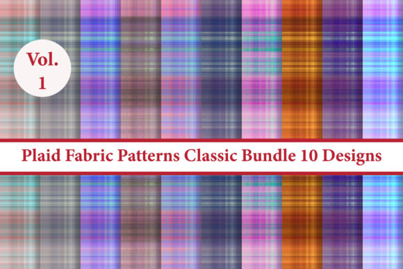 Plaid Fabric Patterns Classic Vol.1: A Timeless Design Collection
