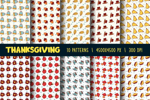 Thanksgiving Digital Paper Patterns: A Creative Solution for Modern Designers